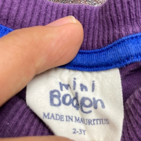 Mini Boden Electric Guitar Applique Dual Tone Long Sleeve Toddler Tee Si… - Picture 3 of 4